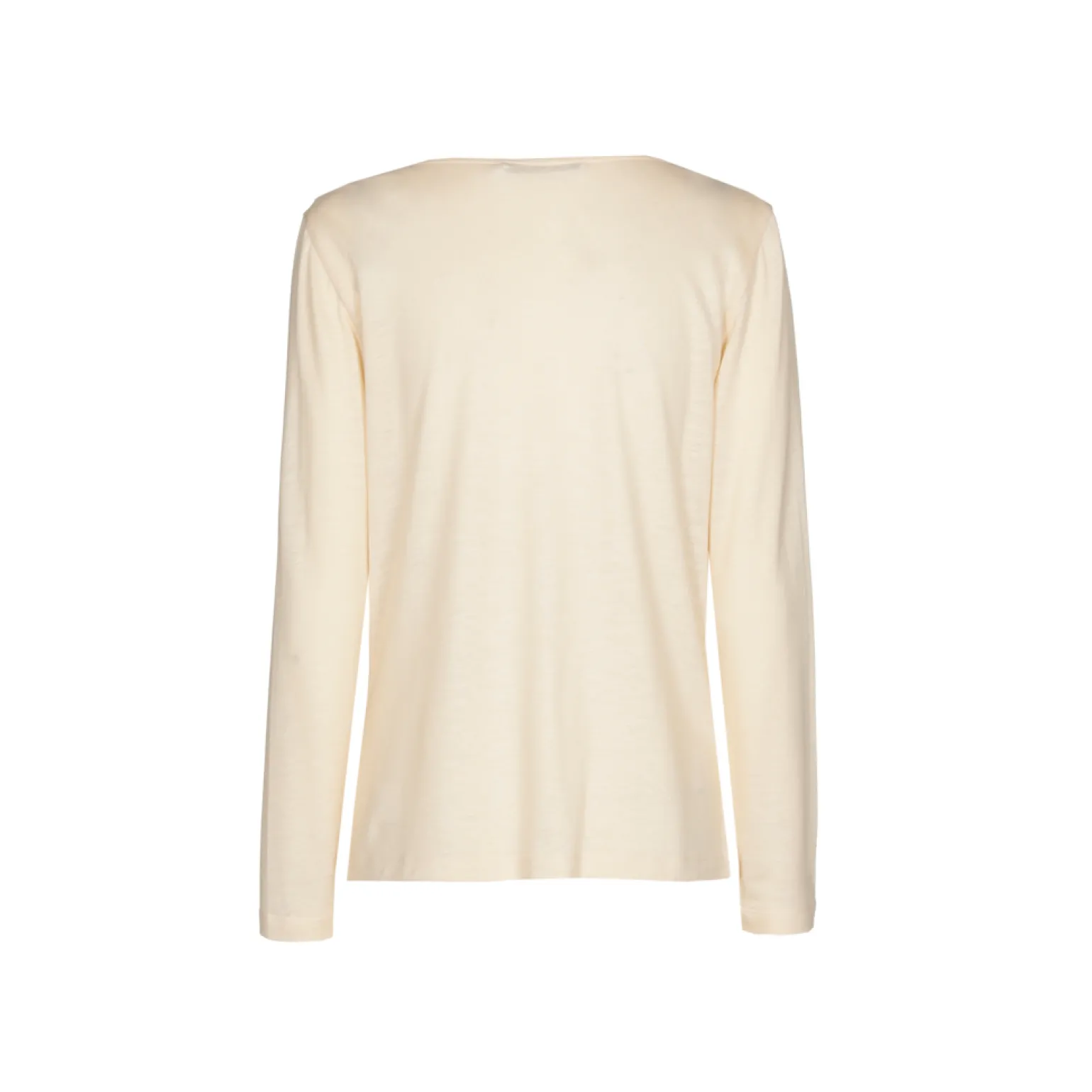 T-shirt met gedrapeerde hals