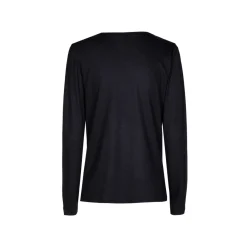 T-shirt met gedrapeerde hals
