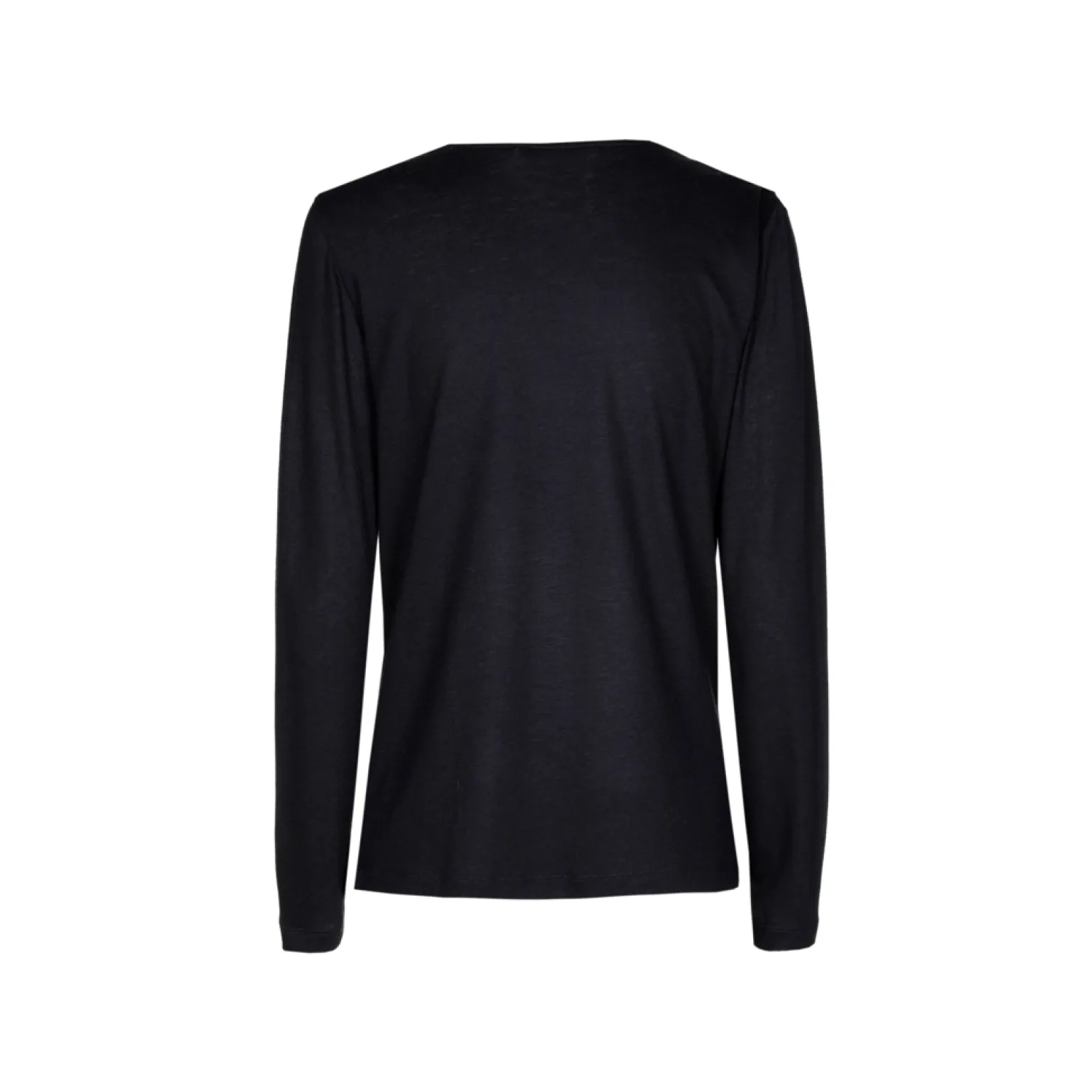T-shirt met gedrapeerde hals