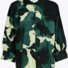Volumineuze blouse met hemdkraag