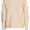 Volumineuze pull met boothals