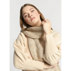Volumineuze pull met boothals