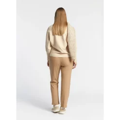 Volumineuze pull met boothals