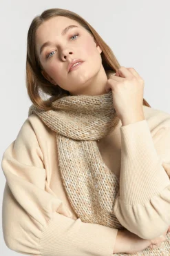 Volumineuze pull met boothals