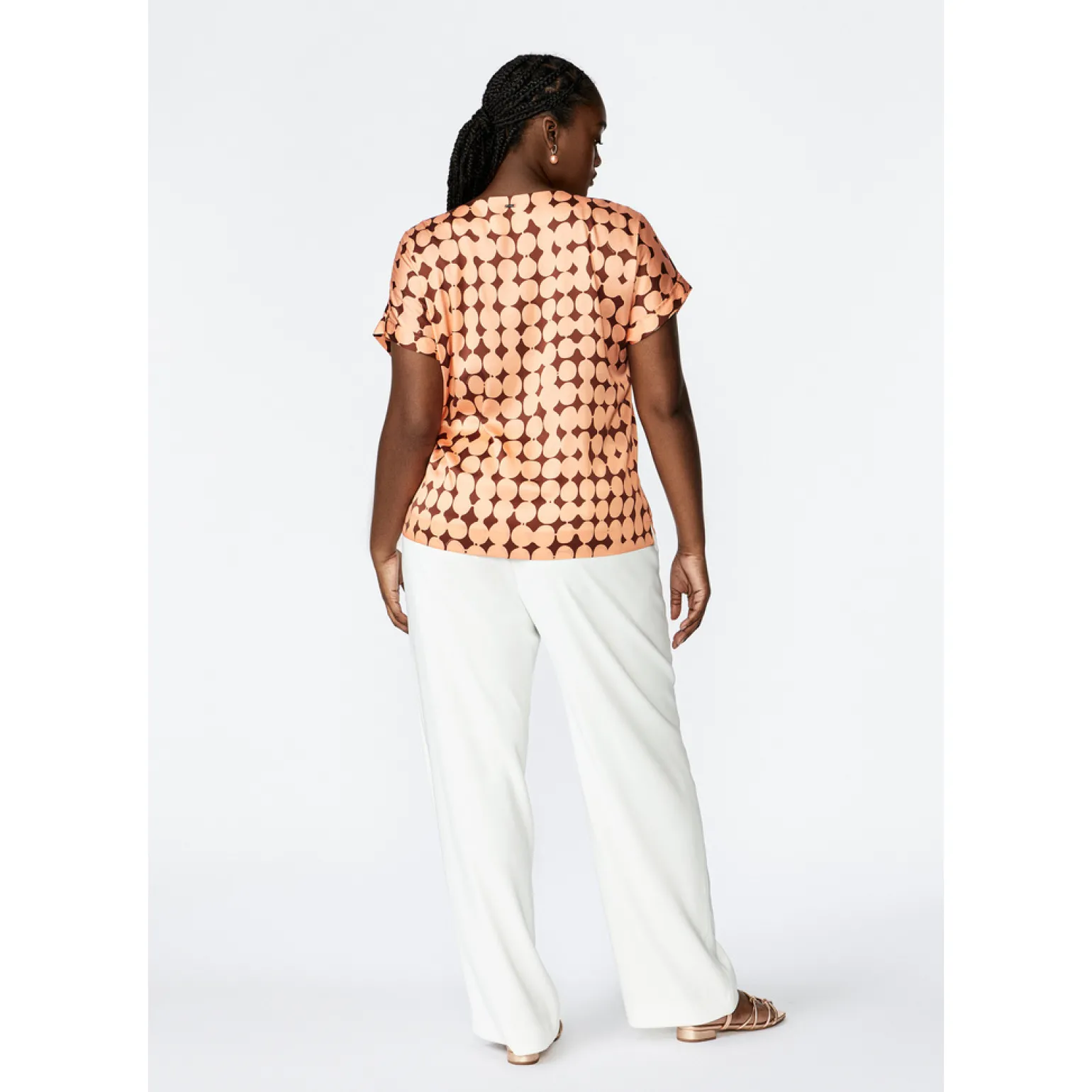 Witte losse broek