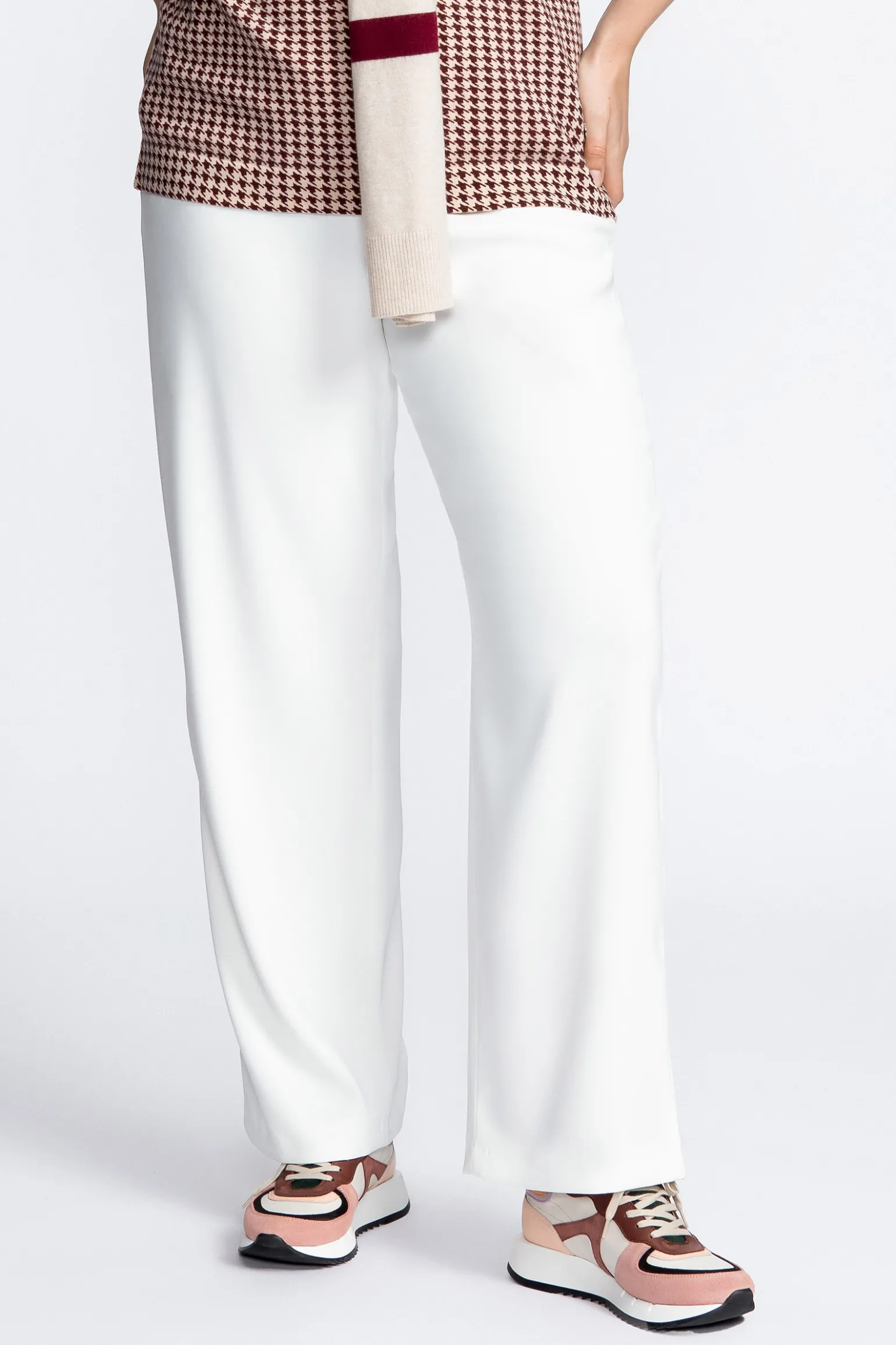 Witte losse broek