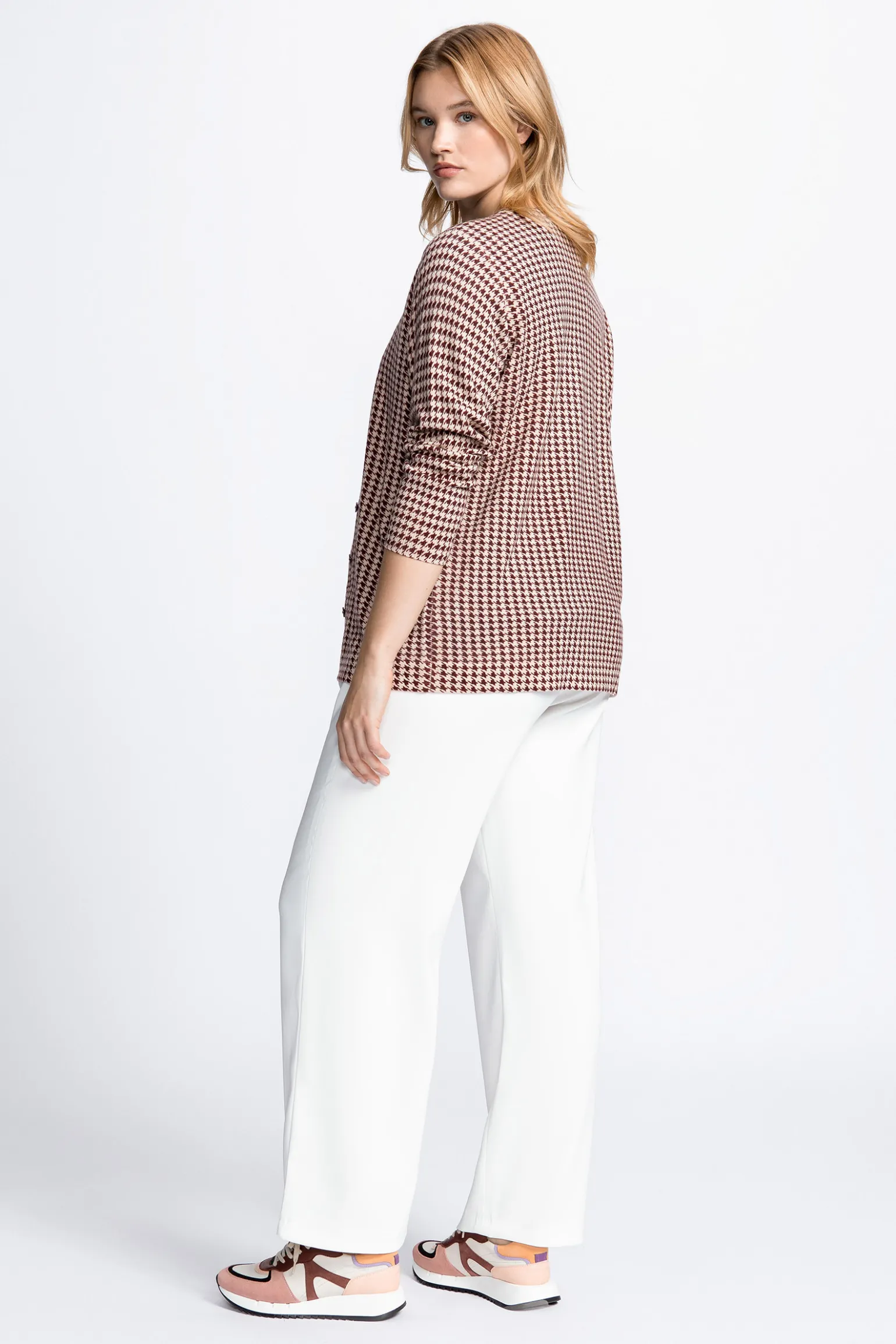 Witte losse broek
