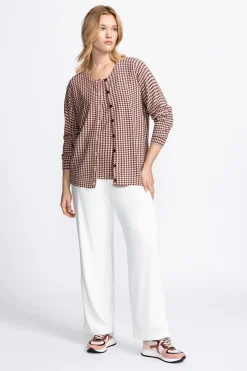 Witte losse broek