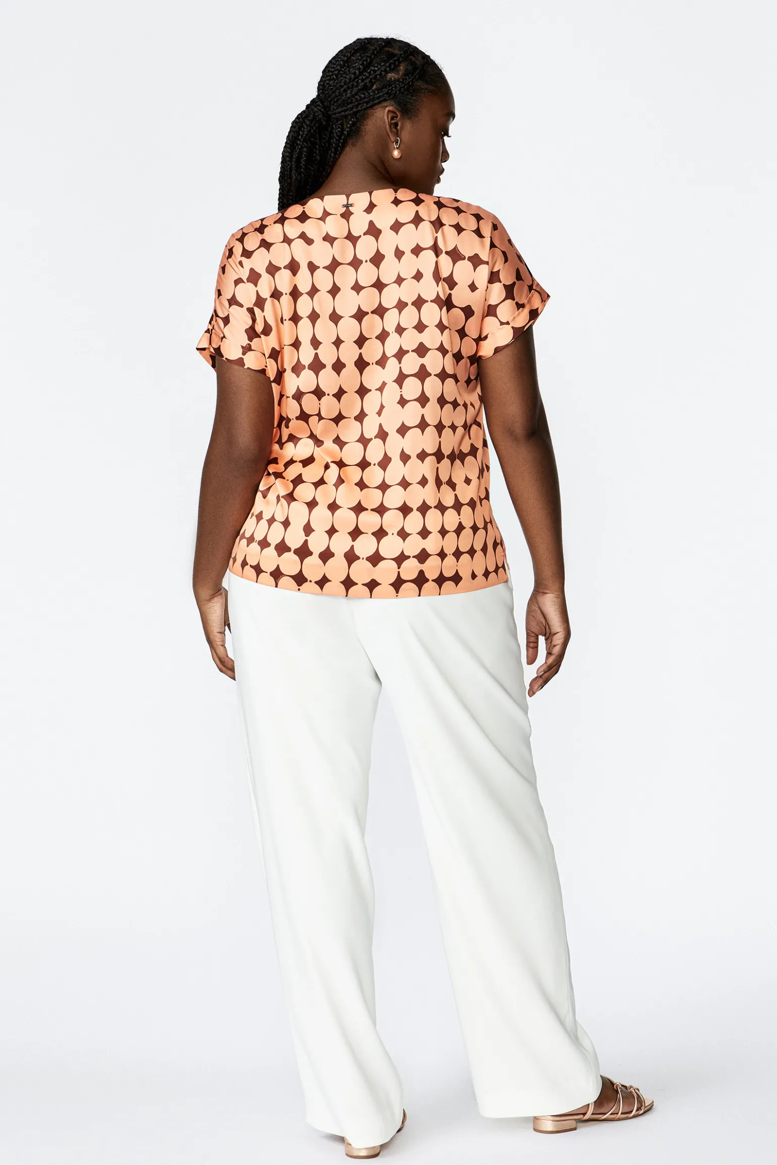 Witte losse broek