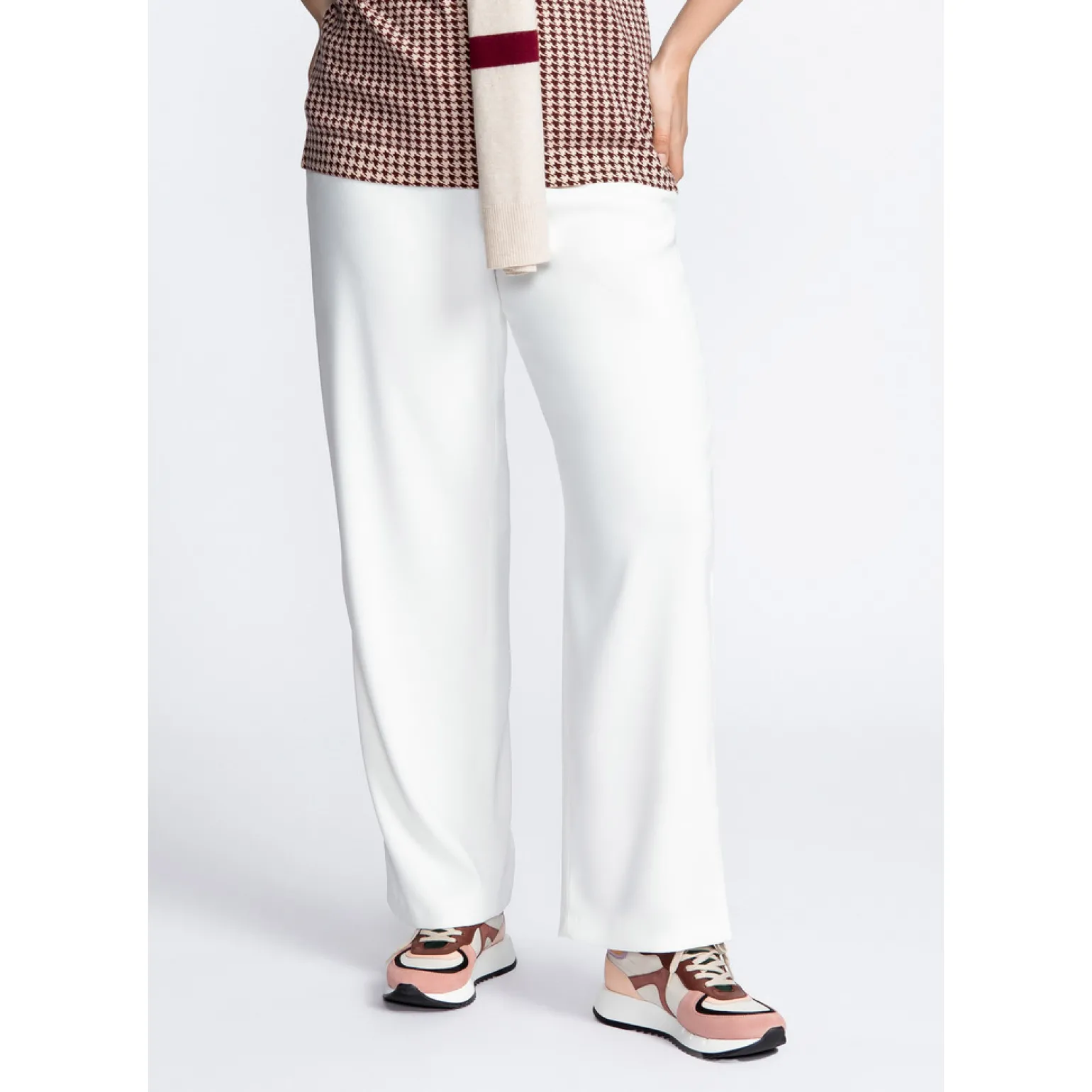 Witte losse broek