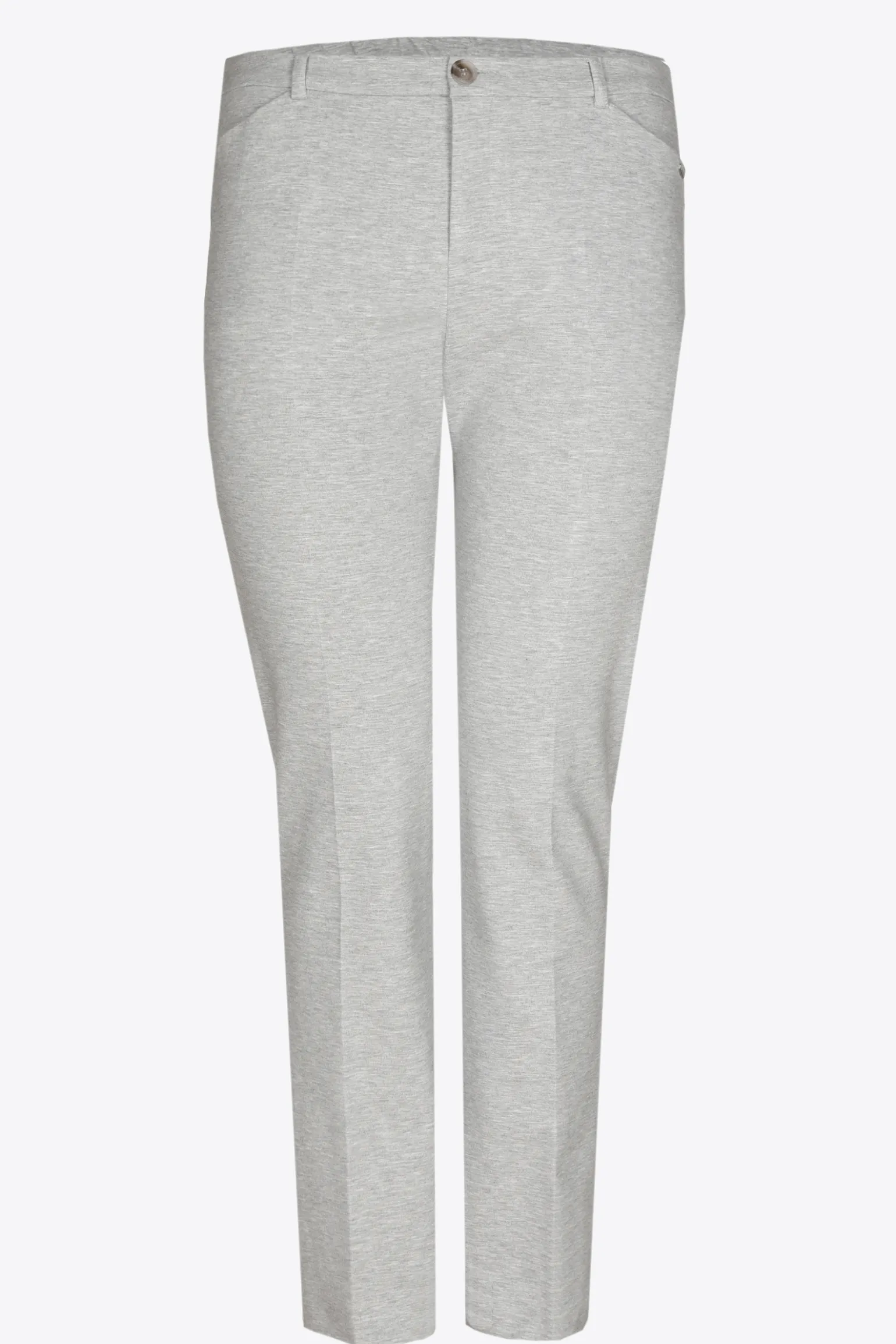 Zachte broek met rechte pijpen