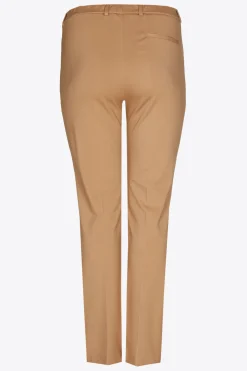 Zachte broek met rechte pijpen