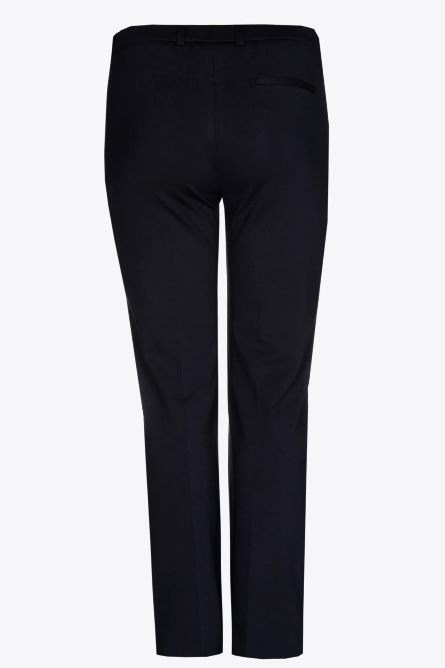 Zachte broek met rechte pijpen