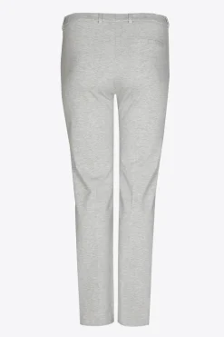 Zachte broek met rechte pijpen