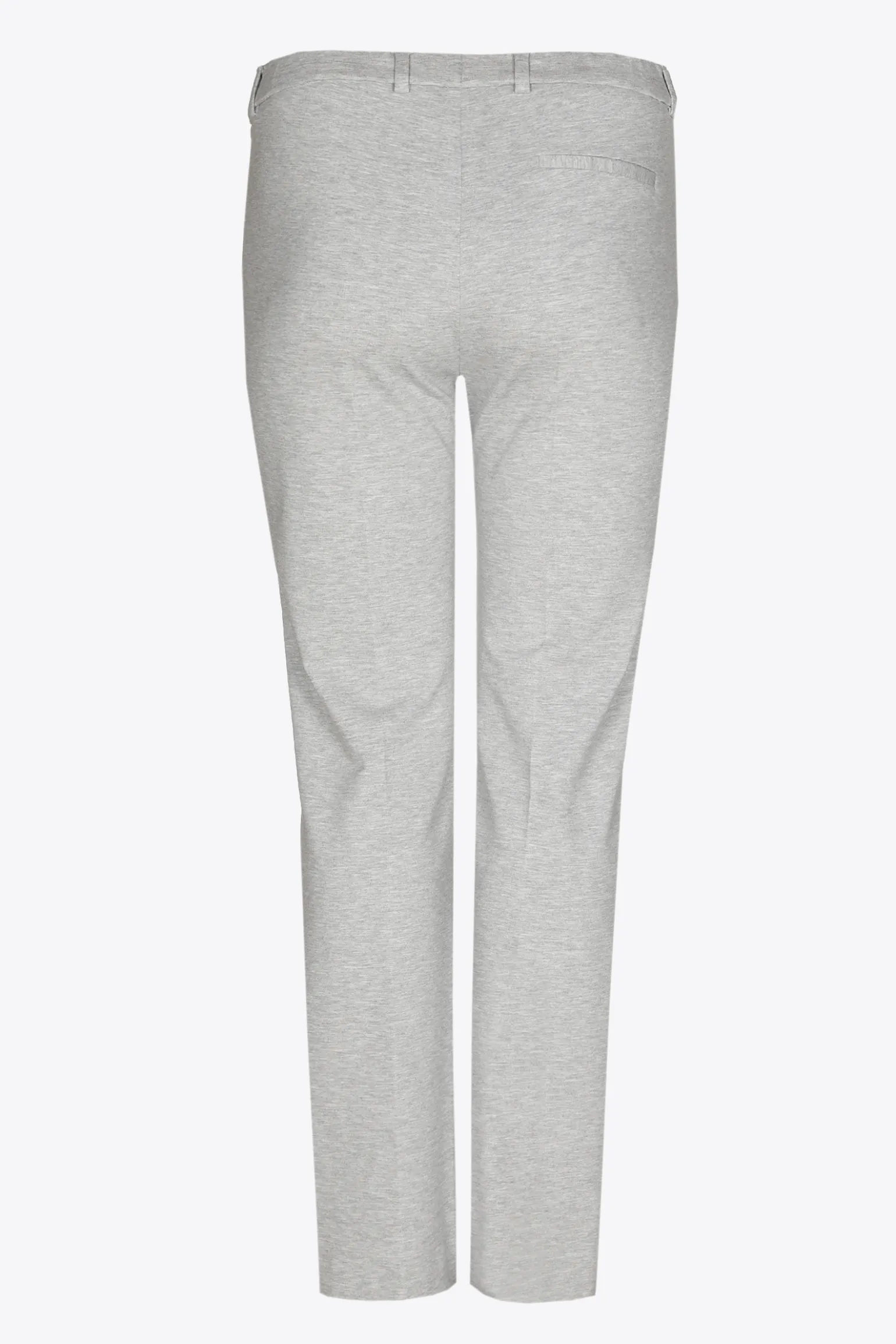 Zachte broek met rechte pijpen