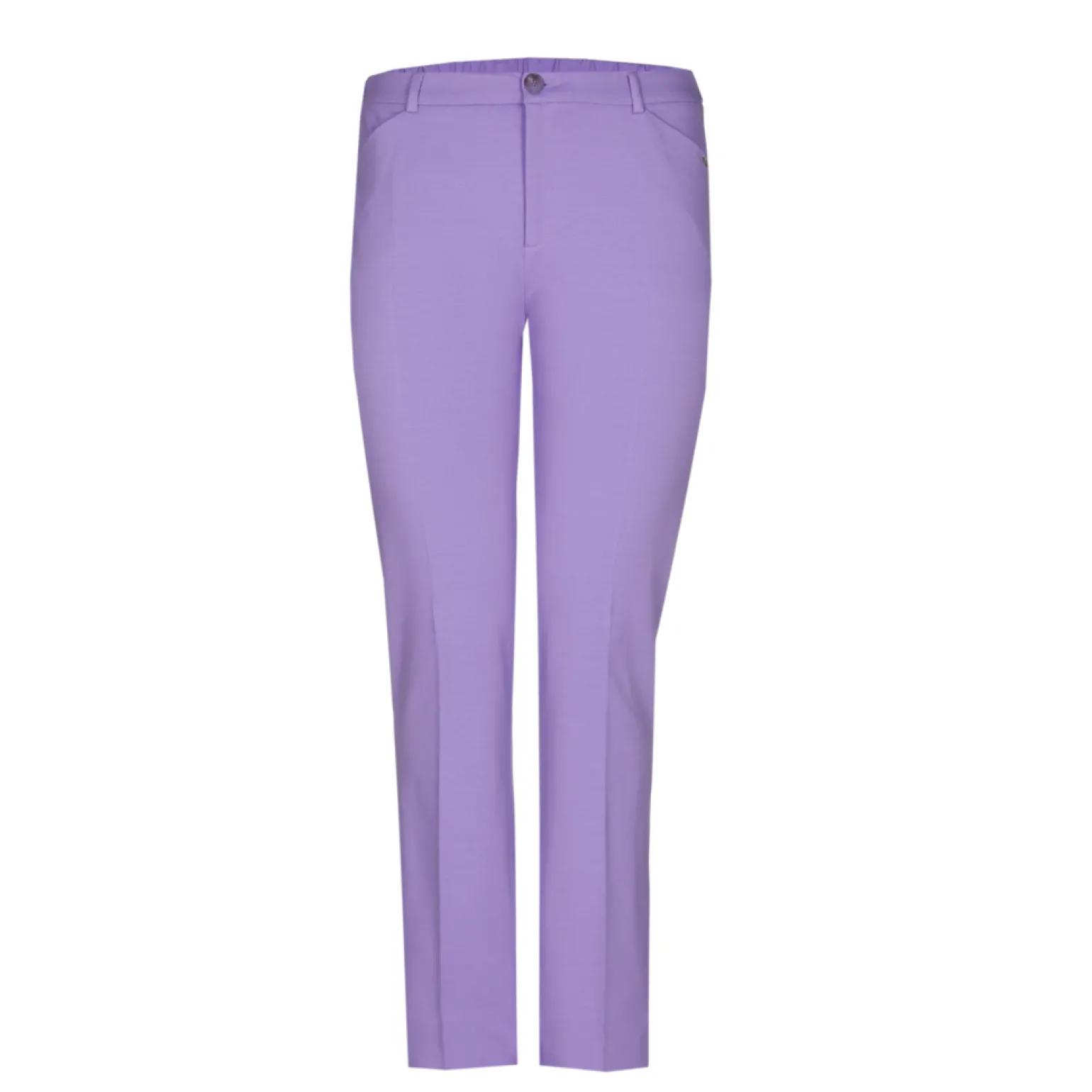 Zachte broek met rechte pijpen