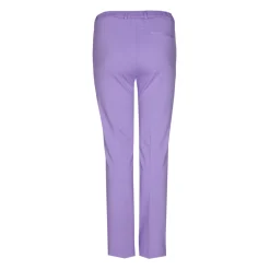 Zachte broek met rechte pijpen