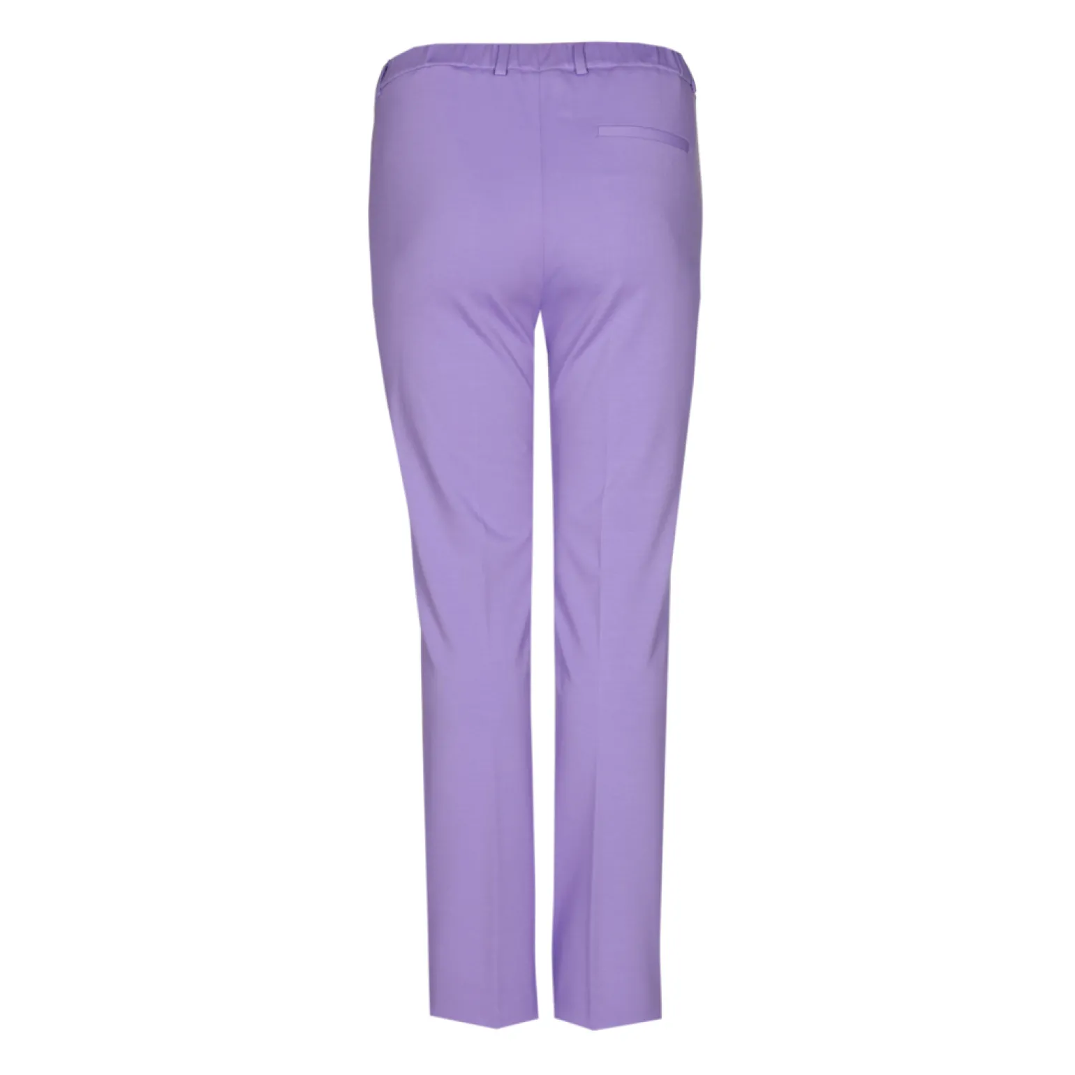 Zachte broek met rechte pijpen