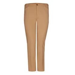 Zachte broek met rechte pijpen