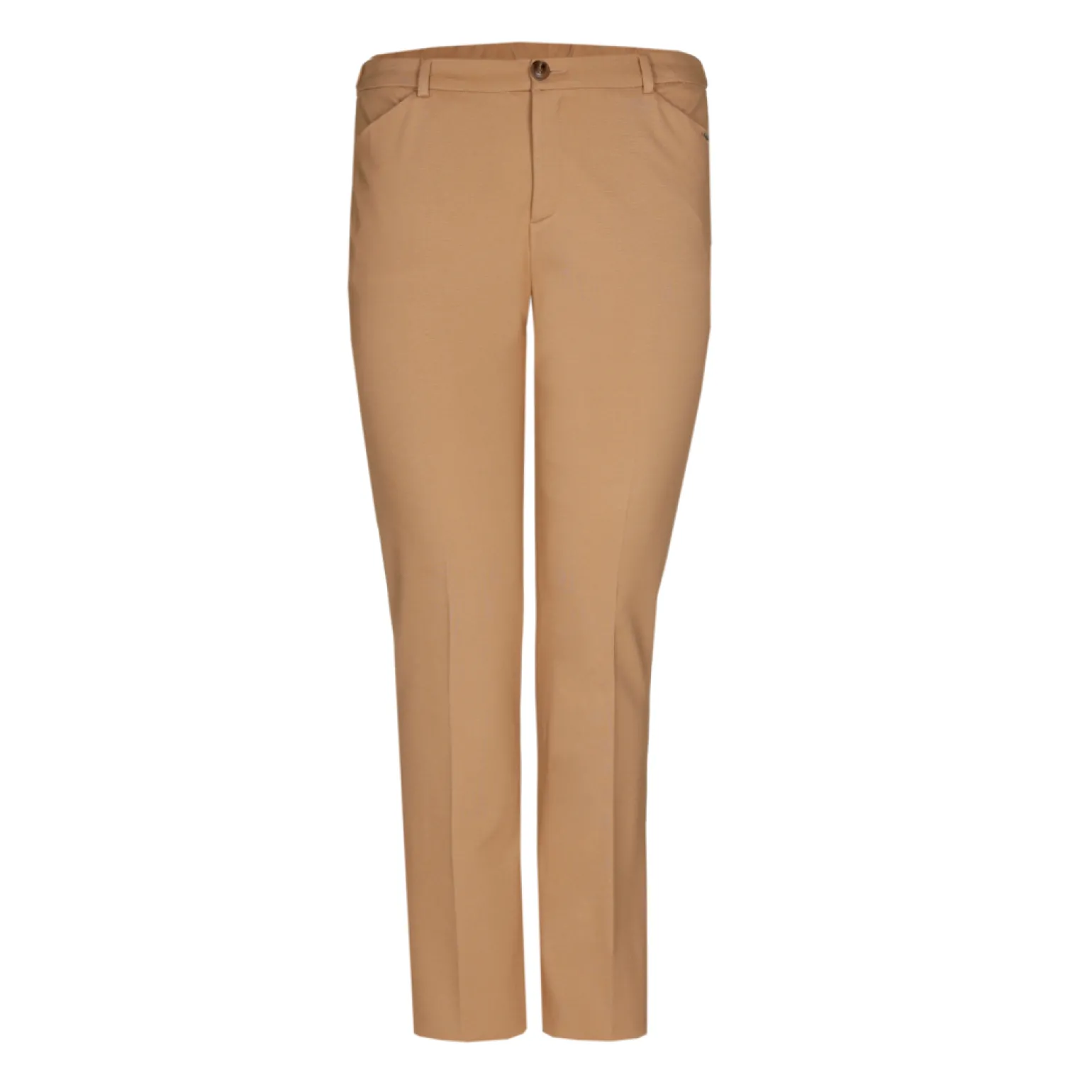 Zachte broek met rechte pijpen