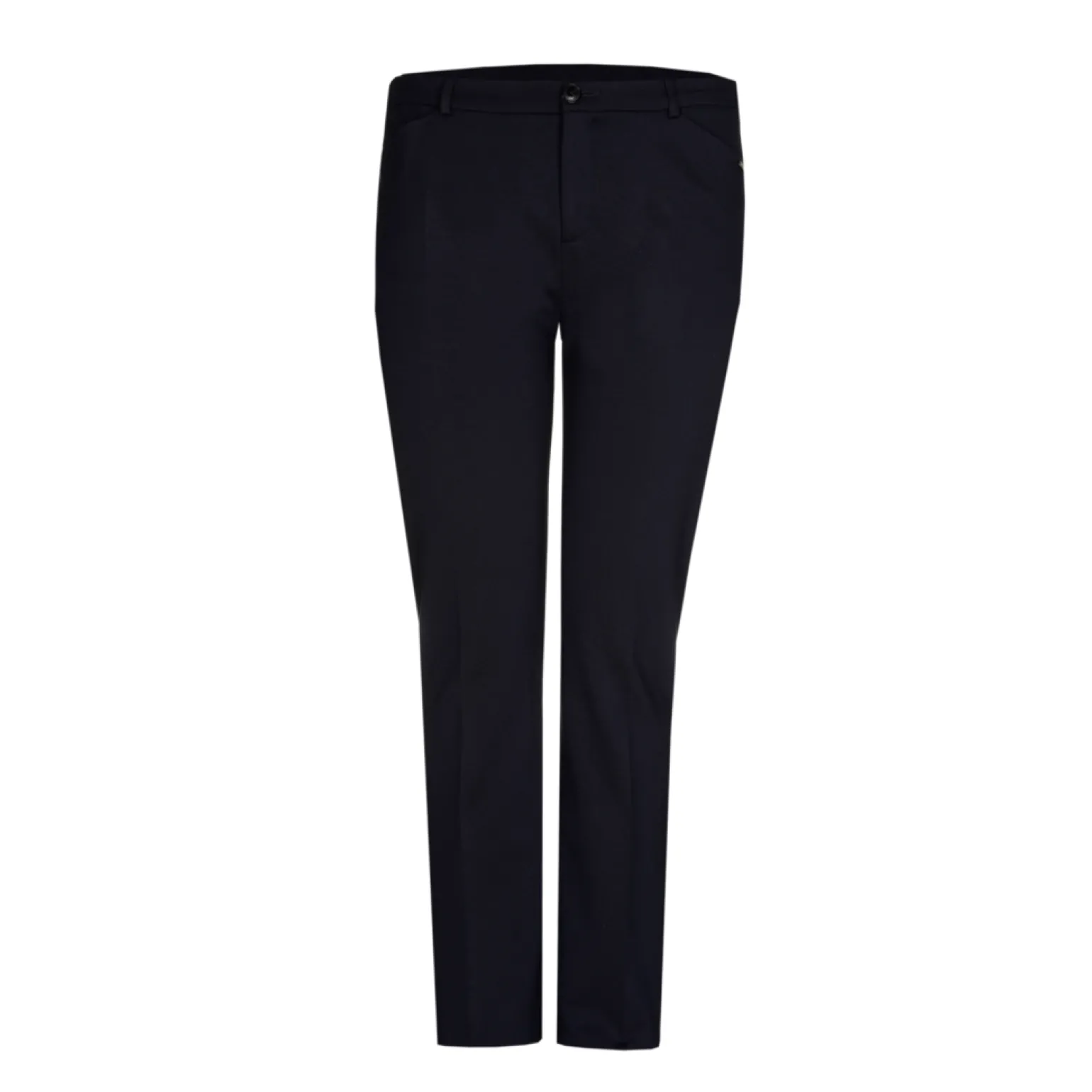 Zachte broek met rechte pijpen