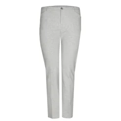 Zachte broek met rechte pijpen