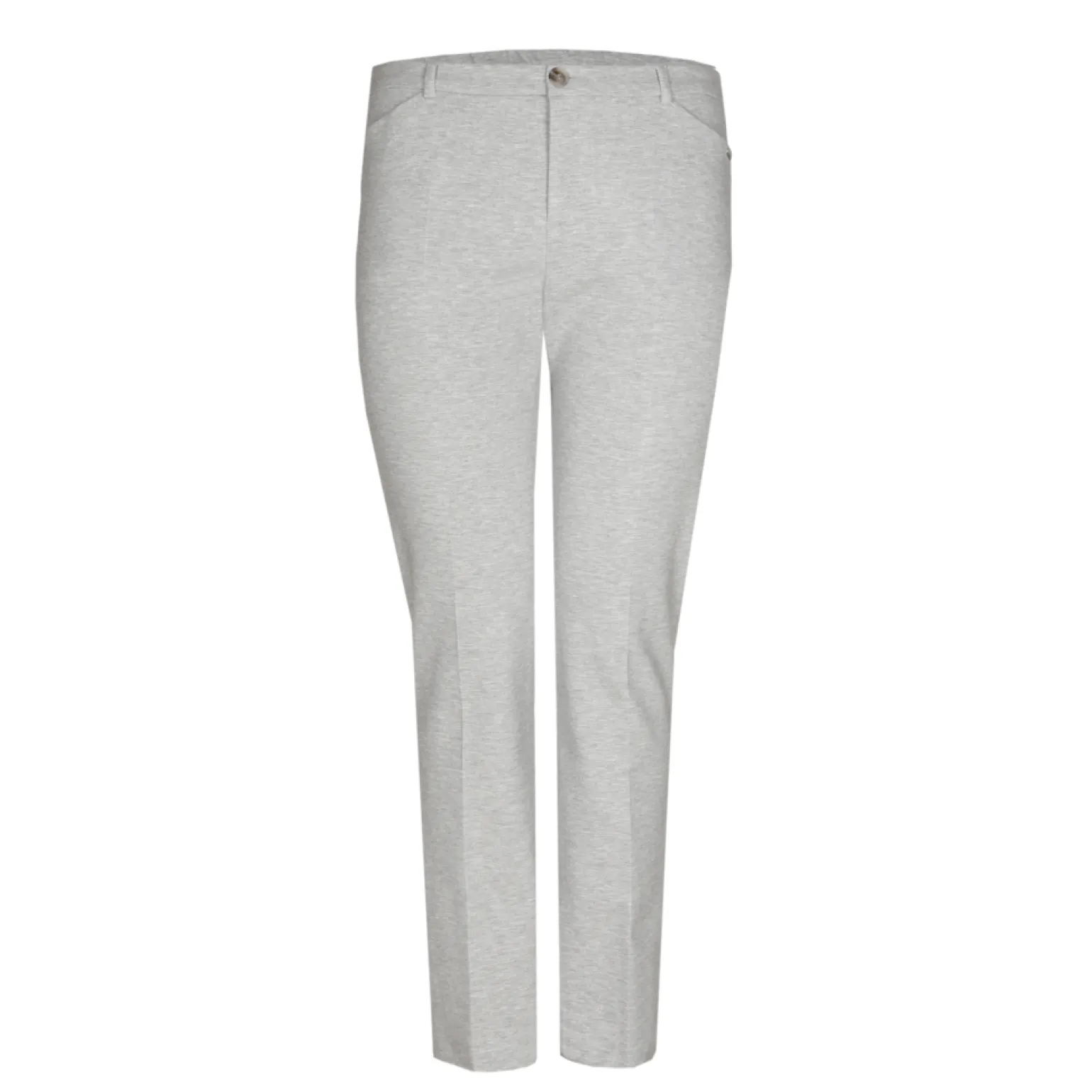 Zachte broek met rechte pijpen