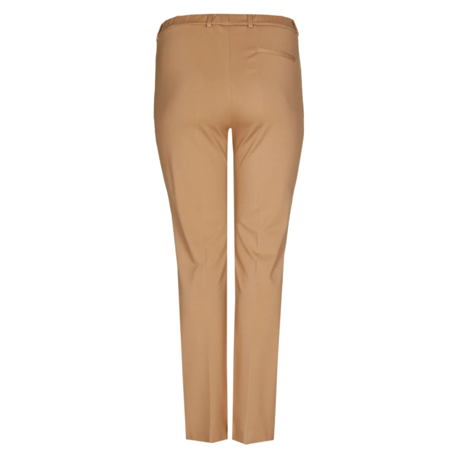 Zachte broek met rechte pijpen