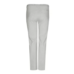 Zachte broek met rechte pijpen