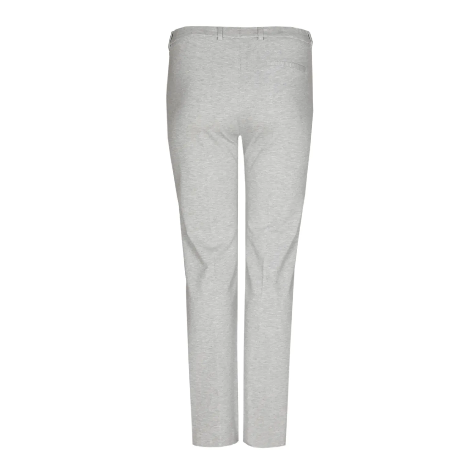 Zachte broek met rechte pijpen