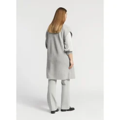 Zachte broek met rechte pijpen
