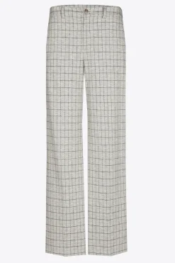 Zachte broek met ruiten