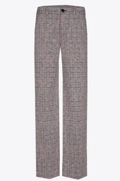 Zachte broek met ruiten