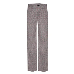 Zachte broek met ruiten