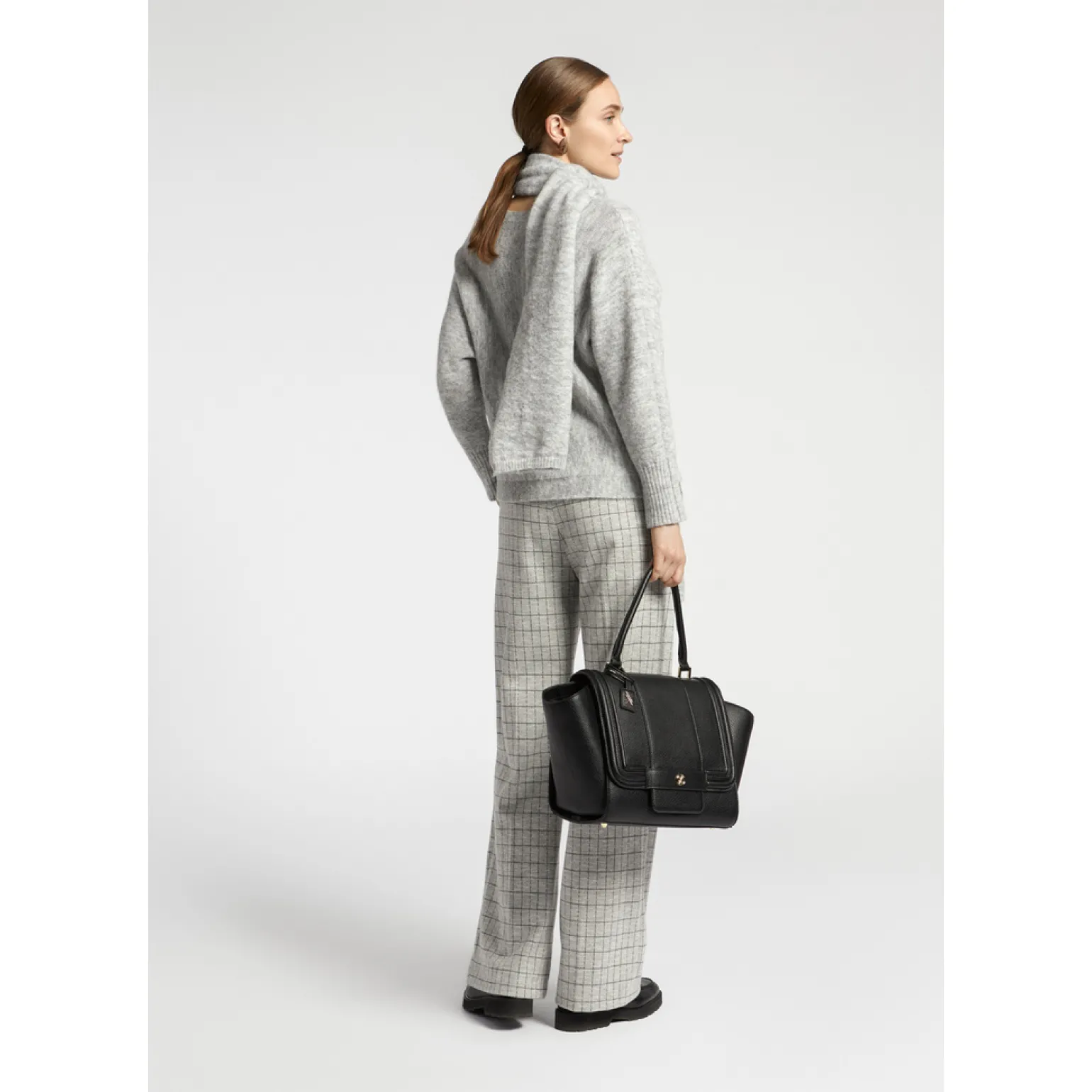 Zachte broek met ruiten