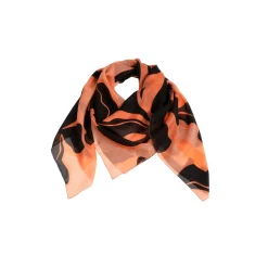 Zijden sjaal met bloemenprint