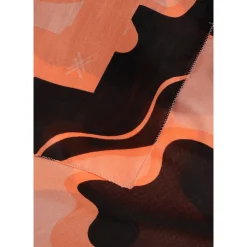 Zijden sjaal met bloemenprint