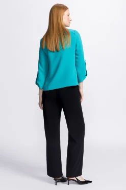 Zwarte losse broek