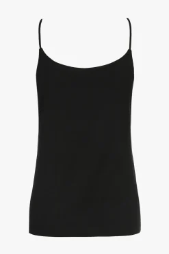 Zwarte top met spaghettibandjes